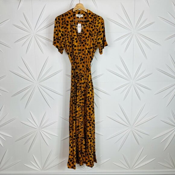 Anthro Porridge Vianne Maxi Shirtdress 6 Petite - Picture 9 of 13